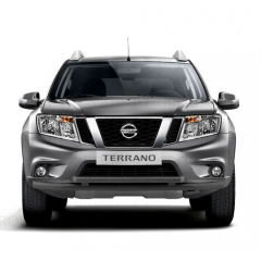 Защита переднего бампера двойная d63/51мм ШАГРЕНЬ (ППК) RENAULT Duster 2016-/ NISSAN Terrano 2014-