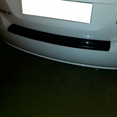 Накладка на задний бампер "АртФорм" Volkswagen Polo V седан (2009-2015 г.в.)