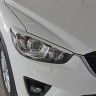 Накладки на фары (реснички) var №2 для Mazda CX-5 (2011-2016) купить недорого с доставкой в Санкт-Петербург