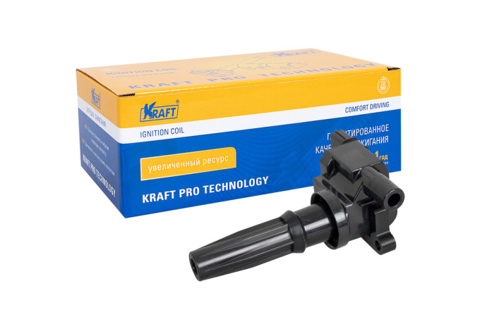 Катушка зажигания Hyundai Sonata (99-04), Santa Fe / Kia Magentis (00-), Sorento (02-) 2.0-2.4, OBERKRAFT купить недорого с доставкой в Санкт-Петербург
