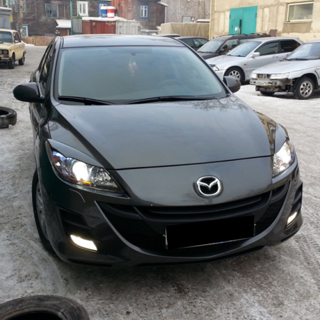 Накладки на фары (реснички) для Mazda 3 (2008-2013) купить недорого с доставкой в Санкт-Петербург