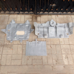 Защита днища стеклопластиковая на Lexus GX470 и Toyota Land Cruiser Prado 120