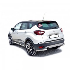 Защита заднего бампера «Уголки» (d51) для Renault Kaptur (2016-н.в.)(Окрашенное)