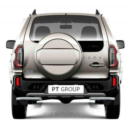 Защита заднего бампера угловая d63мм ИСКРА (ППК) L@DA Niv@ Travel 2021-н.в. / L@DA NIV@ 2020-н.в. / CHEVROLET Niv@ 2009-2020 купить недорого с доставкой в Санкт-Петербург