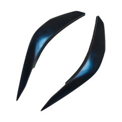 Накладки на фары (реснички) для Hyundai Solaris рестайлинг (2014-2017)