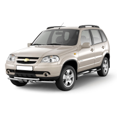 Рейлинги (Черный муар) &quot;Комфорт&quot; CHEVROLET Niv@ 2002-2020/ L@DA Niv@ 2020-/ L@DA NIV@ Travel 2021-