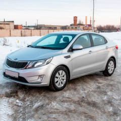 Защитные накладки на арки "АртФорм" для Kia Rio (2011-2015 г.в.), седан