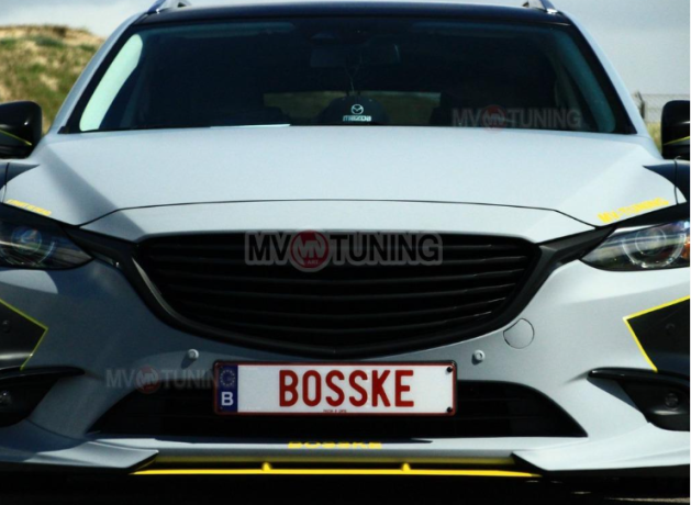 Спойлер-Вставка между клыками "SkyActivSport" для Mazda 6 (2015-н.в.) купить недорого с доставкой в Санкт-Петербург