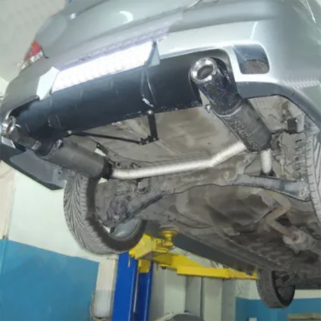 Нижнее крепление заднего бампера "EVO" для Mitsubishi Lancer IX (2003-2009) купить недорого с доставкой в Санкт-Петербург