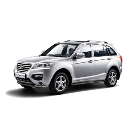Защита порогов с алюм. площадкой d51мм ШАГРЕНЬ (ППК) LIFAN X60 (2012-н.в.) купить недорого с доставкой в Санкт-Петербург