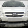 Защита радиатора "Standart" Chevrolet Captiva (2006-2011) низ, чёрная купить недорого с доставкой в Санкт-Петербург