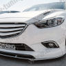 Сплиттер переднего бампера под клыки № 1 "SkyActivSport" для Mazda 6 (2013-н.в.) купить недорого с доставкой в Санкт-Петербург