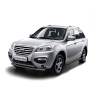 Защита переднего бампера двойная d63/51мм ШАГРЕНЬ (ППК) LIFAN X60 (2012-2016 г.в.) купить недорого с доставкой в Санкт-Петербург