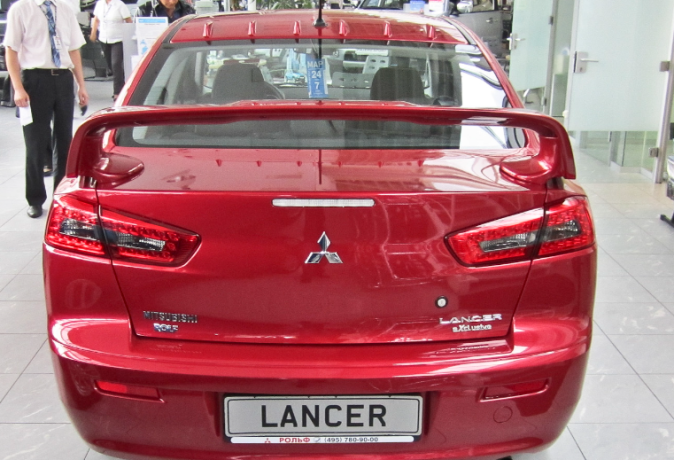 Аэродинамический рассекатель (накладка на крышу) "Zodiak Generator" для Mitsubishi Lancer X купить недорого с доставкой в Санкт-Петербург