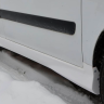 Накладки на пороги "Mugen style" для Hyundai Getz купить недорого с доставкой в Санкт-Петербург