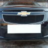 Защита радиатора "Standart" Chevrolet Cruze (2008-2013) верх, чёрная купить недорого с доставкой в Санкт-Петербург