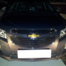 Защита радиатора "Standart" Chevrolet Cruze (2012-2015) верх, чёрная купить недорого с доставкой в Санкт-Петербург