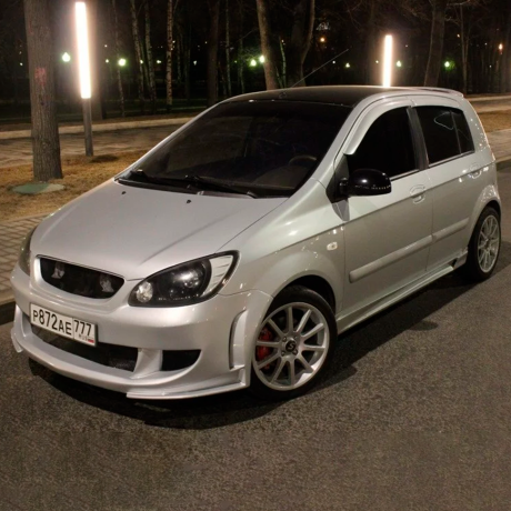 Комплект обвеса "Noblesse style" для Hyundai Getz рестайлинг (2004-2007 г.в.) купить недорого с доставкой в Санкт-Петербург