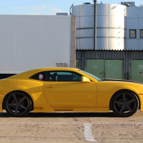 Накладки на пороги (4 шт) для Chevrolet Camaro SS,RS (2009-2012) купить недорого с доставкой в Санкт-Петербург