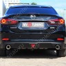 Диффузор заднего бампера var №1 (ровный + стоп сигнал) для Mazda 6 (2013-н.в.) купить недорого с доставкой в Санкт-Петербург