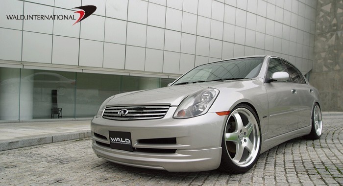 Накладка на передний бампер "Wald" Nissan Skyline (кузов V35) купить недорого с доставкой в Санкт-Петербург