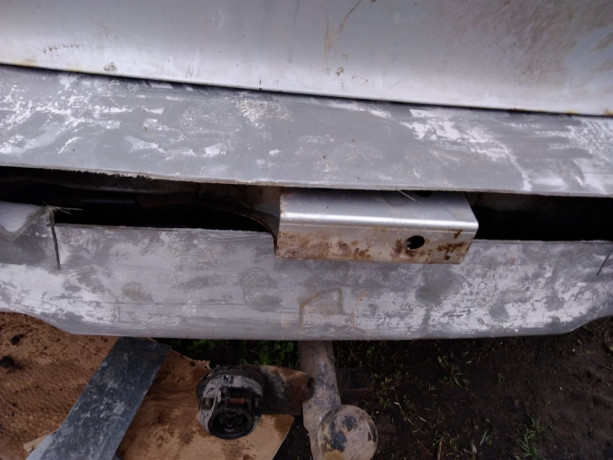 Силовой задний бампер стеклопластиковый для Chevrolet Niv@ купить недорого с доставкой в Санкт-Петербург
