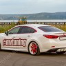 Диффузор заднего бампера var №4 (с килями) для Mazda 6 (2013 - н.в.) купить недорого с доставкой в Санкт-Петербург