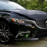 Клыки (накладки) переднего бампера "SkyActivSport" var №3 для Mazda 6 (2015-н.в.) купить недорого с доставкой в Санкт-Петербург