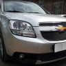 Защита радиатора "Standart" Chevrolet Orlando (2009-2015) верх, чёрная купить недорого с доставкой в Санкт-Петербург