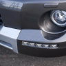 Накладка (юбка) переднего бампера "Broomer Design" (Без ДХЛ) для Mitsubishi Pajero IV (2006-2015) купить недорого с доставкой в Санкт-Петербург