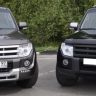 Решетка радиатора "Broomer Design" var №2 для Mitsubishi Pajero 4 (2006-2015) купить недорого с доставкой в Санкт-Петербург