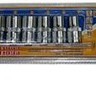 Набор торцевых головок 1/2" Dr. 6 граней, 7штук:  10, 12, 14, 15, 17, 19, 22 мм  (DIN 3121, CrV 50BV30) KRAFT купить недорого с доставкой в Санкт-Петербург