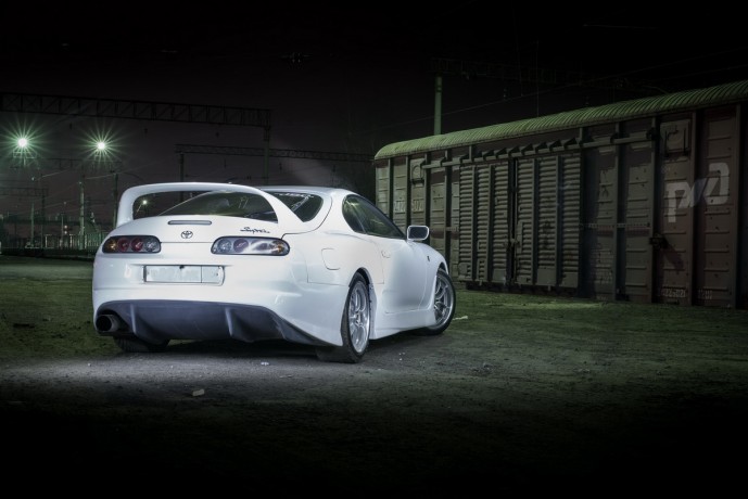 Бампер задний "Trial" Toyota "Supra" (80) купить недорого с доставкой в Санкт-Петербург