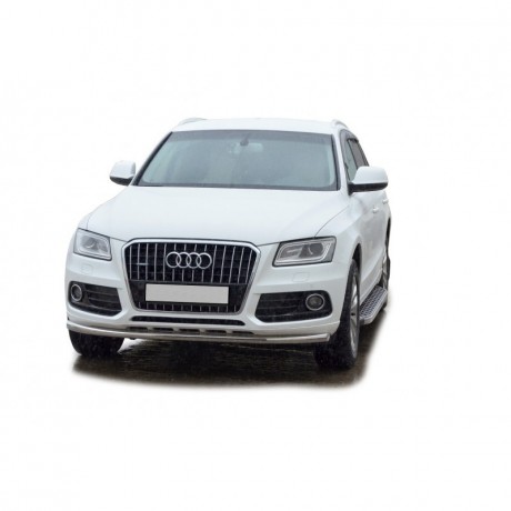 Защита переднего бампера "Труба" (d51) для Audi Q5 (2012-2016)(Окрашенное) купить недорого с доставкой в Санкт-Петербург