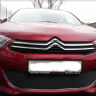 Защита радиатора "Standart" Citroen C4 (2010-2015) чёрная купить недорого с доставкой в Санкт-Петербург