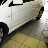Накладки на пороги "EVO-style" для Mitsubishi Lancer 10 (2007-2016) купить недорого с доставкой в Санкт-Петербург