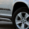 Накладки на пороги для Skoda Yeti (2009-2018)(на City не подходит) купить недорого с доставкой в Санкт-Петербург