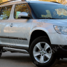 Накладки на пороги для Skoda Yeti (2009-2018)(на City не подходит) купить недорого с доставкой в Санкт-Петербург
