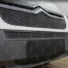 Защита радиатора "Standart" Citroen Jumper (2006-2014) верх, чёрная купить недорого с доставкой в Санкт-Петербург