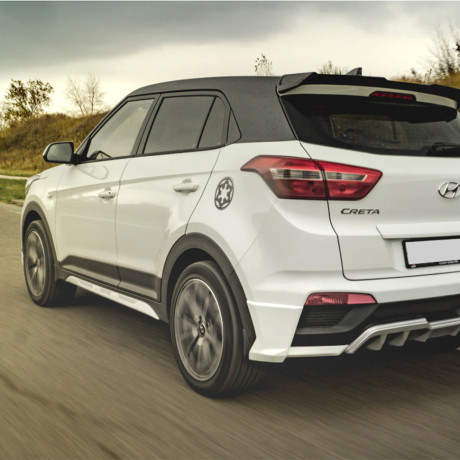 Накладки на пороги для Hyundai Creta (2016-2020) MV купить недорого с доставкой в Санкт-Петербург