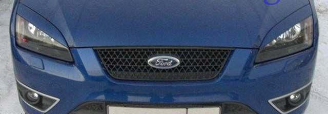 Накладки на фары (реснички) широкие var №2 для Ford Focus 2 (2004-2008) купить недорого с доставкой в Санкт-Петербург