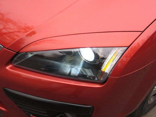 Накладки на фары (реснички) широкие var №2 для Ford Focus 2 (2004-2008) купить недорого с доставкой в Санкт-Петербург