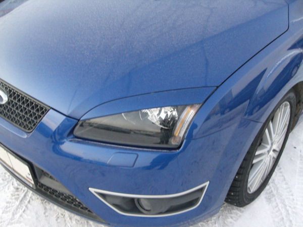 Накладки на фары (реснички) широкие var №2 для Ford Focus 2 (2004-2008) купить недорого с доставкой в Санкт-Петербург