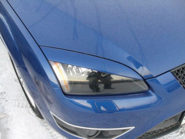 Накладки на фары (реснички) широкие var №2 для Ford Focus 2 (2004-2008) купить недорого с доставкой в Санкт-Петербург