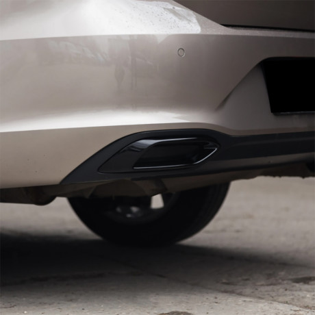 Имитация выхлопа SPACE GRAY (серый глянец) для Volkswagen Polo Liftback (2020-2023) купить недорого с доставкой в Санкт-Петербург