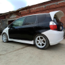 Накладки на пороги "Mugen" для Honda Fit GD Рестайлинг купить недорого с доставкой в Санкт-Петербург