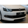 Накладка (юбка) переднего бампера для Volkswagen Polo Sedan (2010-2015) купить недорого с доставкой в Санкт-Петербург