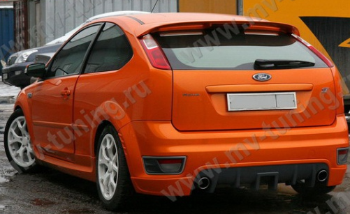 Спойлер (стоп-сигнал в к-т не входит) в стиле "ST" для Ford Focus 2 (хэтчбек 3-5D)(2004-2011) купить недорого с доставкой в Санкт-Петербург