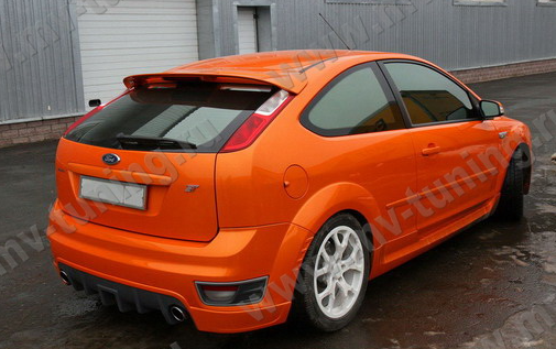 Спойлер (стоп-сигнал в к-т не входит) в стиле "ST" для Ford Focus 2 (хэтчбек 3-5D)(2004-2011) купить недорого с доставкой в Санкт-Петербург