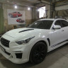 Капот пластиковый "Jass-Rs" Infiniti FX купить недорого с доставкой в Санкт-Петербург